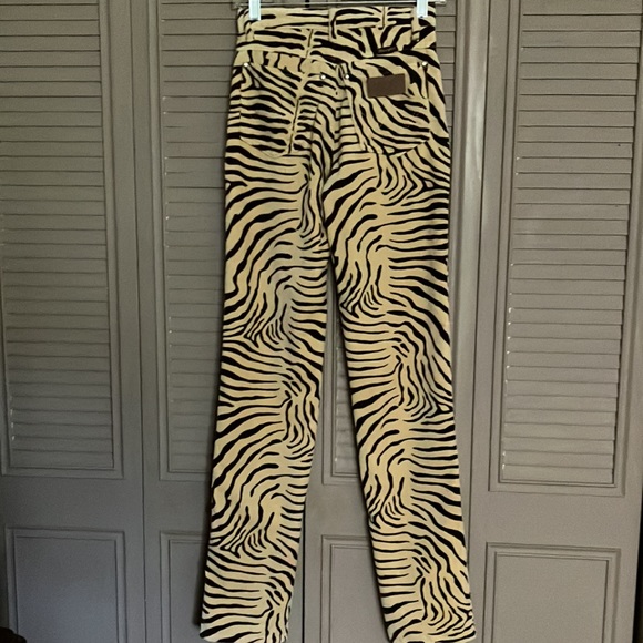 Wrangler velour tiger stripe pants - Picture 2 of 8
